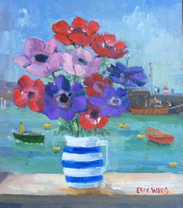 - Oil on Board, Painting by Eric Ward, measuring 25 x 23 cm (H x W) framed at 43 x 41 cm £395